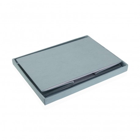 CESTA RETTANGOLARE CON COPERCHIO PIEGHEVOLE BLU