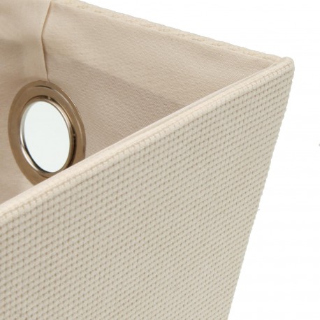 CESTA RETTANGOLARE CREMA