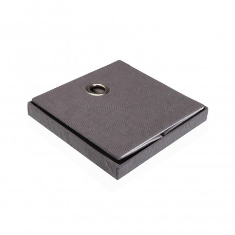 CESTA QUADRA COPERCHIO GRIGIO CHIARO