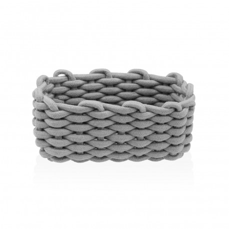 CESTA RETTANGOLARE GRIGIO CHIARO