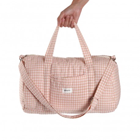 BORSA IN TESSUTO BLUSH ROSA