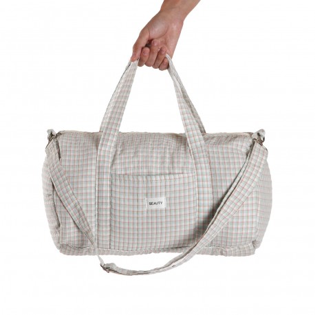 BORSA IN TESSUTO BLUSH OLIVA