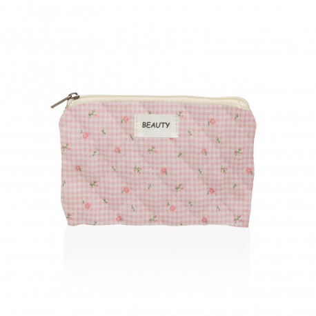 BEAUTY CASE PICCOLO PETALS ROSA