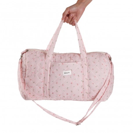 BORSA IN TESSUTO PETALS ROSA