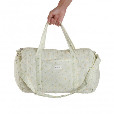 BORSA IN TESSUTO PETALS OLIVA