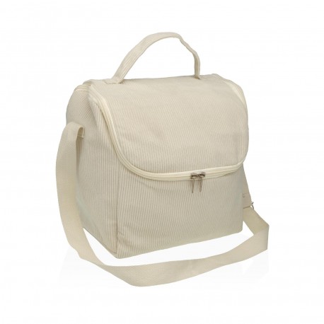 BORSA TERMICA "COZY" VELLUTO BEIGE