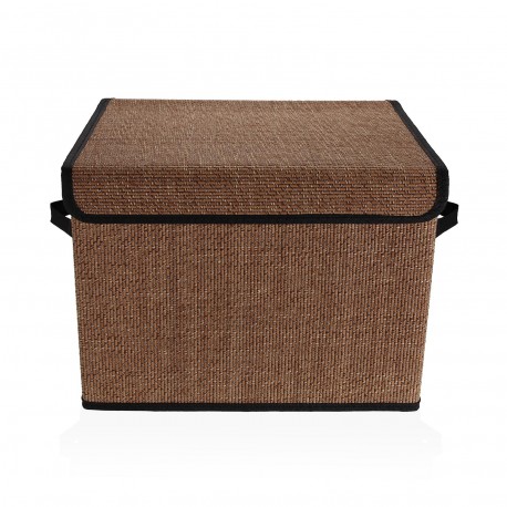 CESTA RETTANGOLARE CON COPERCHIO NERA