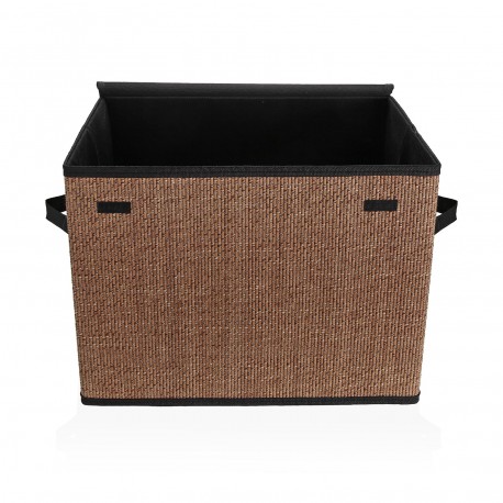 CESTA RETTANGOLARE CON COPERCHIO NERA