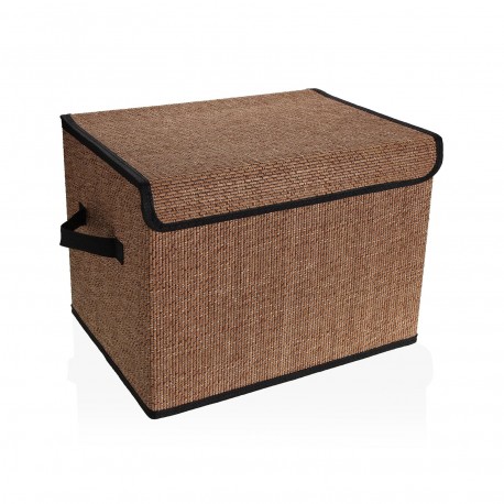 CESTA RETTANGOLARE CON COPERCHIO NERA