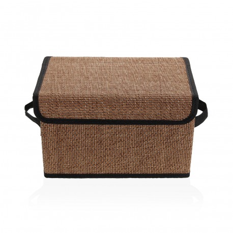 CESTA RETTANGOLARE CON COPERCHIO NERA