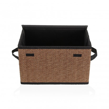 CESTA RETTANGOLARE CON COPERCHIO NERA