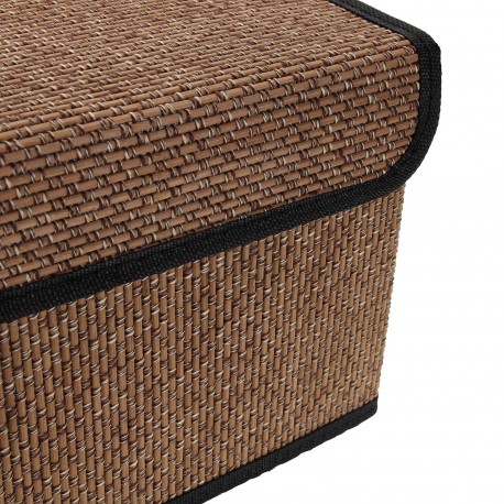 CESTA RETTANGOLARE CON COPERCHIO NERA