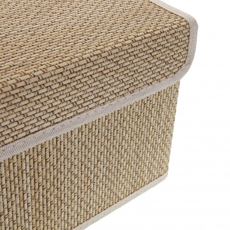 CESTA RETTANGOLARE CON COPERCHIO BIANCA