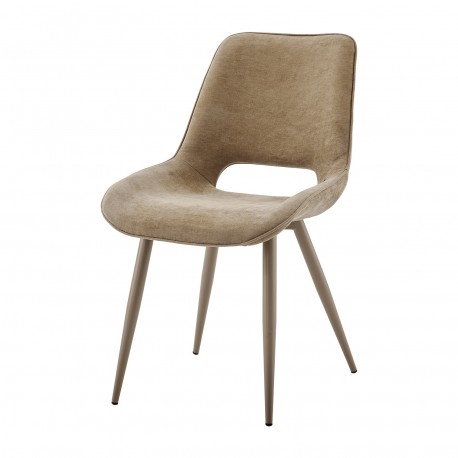 SEDIA IMBOTTITA NILO BEIGE