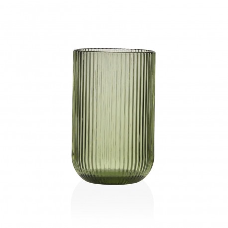 BICCHIERE RIGHE VERDE 400ML