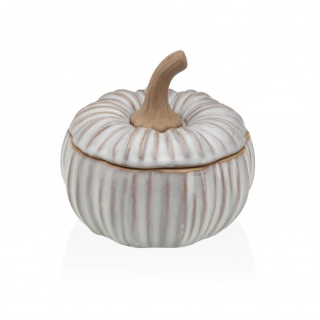 CERAMICA ZUCCA BIANCA CONTENITORE M