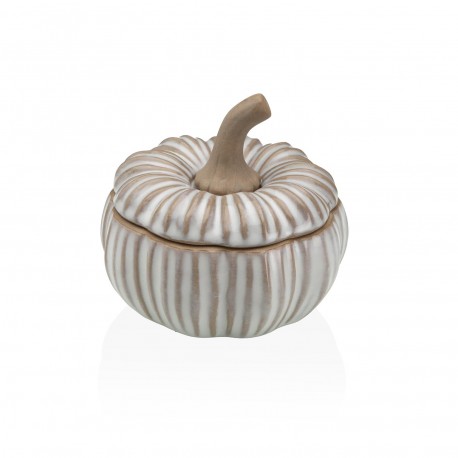 CERAMICA ZUCCA BIANCA CONTENITORE S