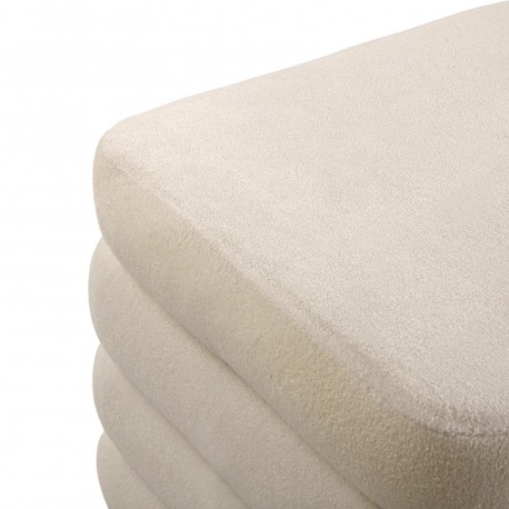 SET PANCA E 2 POUF GRIGI