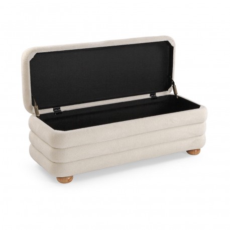 SET PANCA E 2 POUF GRIGI