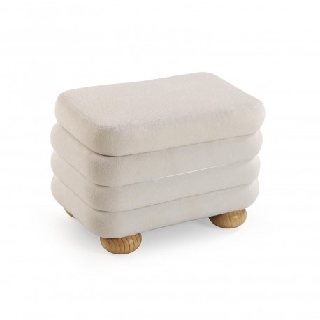 SET PANCA E 2 POUF GRIGI