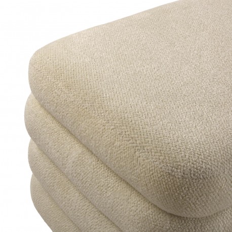 SET PANCA E 2 POUF BEIGE