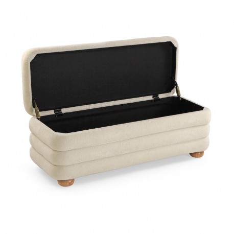 SET PANCA E 2 POUF BEIGE