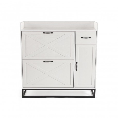 SCARPIERA 4 CASSETTI BIANCO